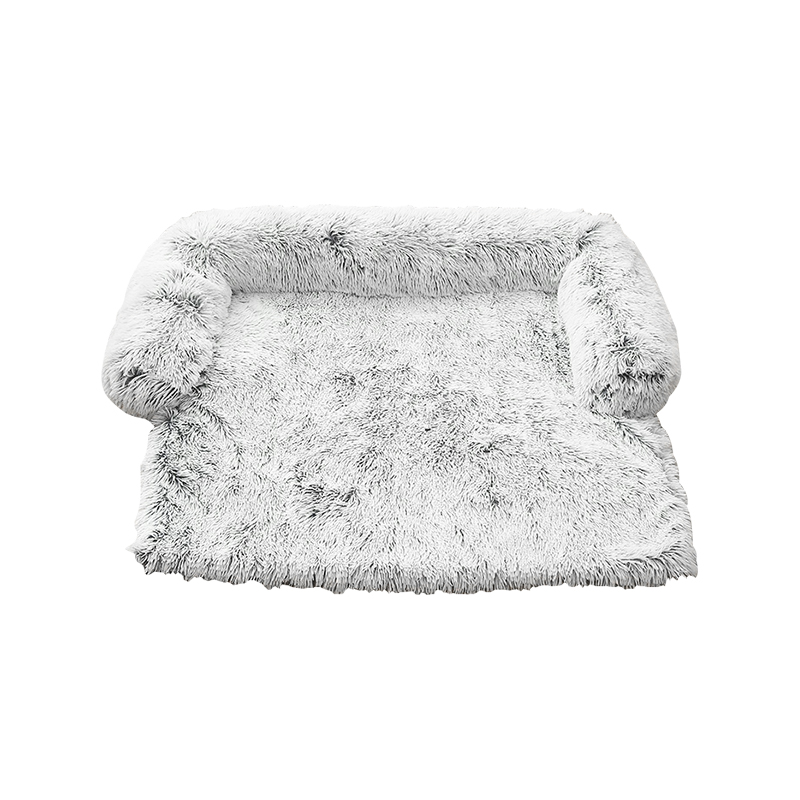 Blød fluffy plys sovesofa til hund og kat