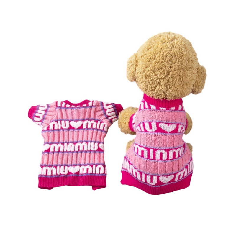 Efterår vinter sweater til hunde